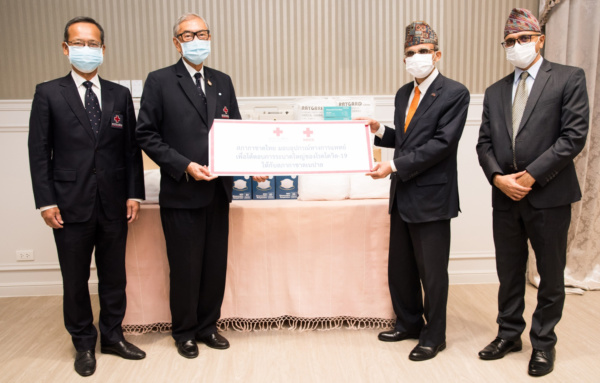 9 ก.ค. 64 มอบอุปกรณ์การแพทย์ให้สภากาชาดเนปาล