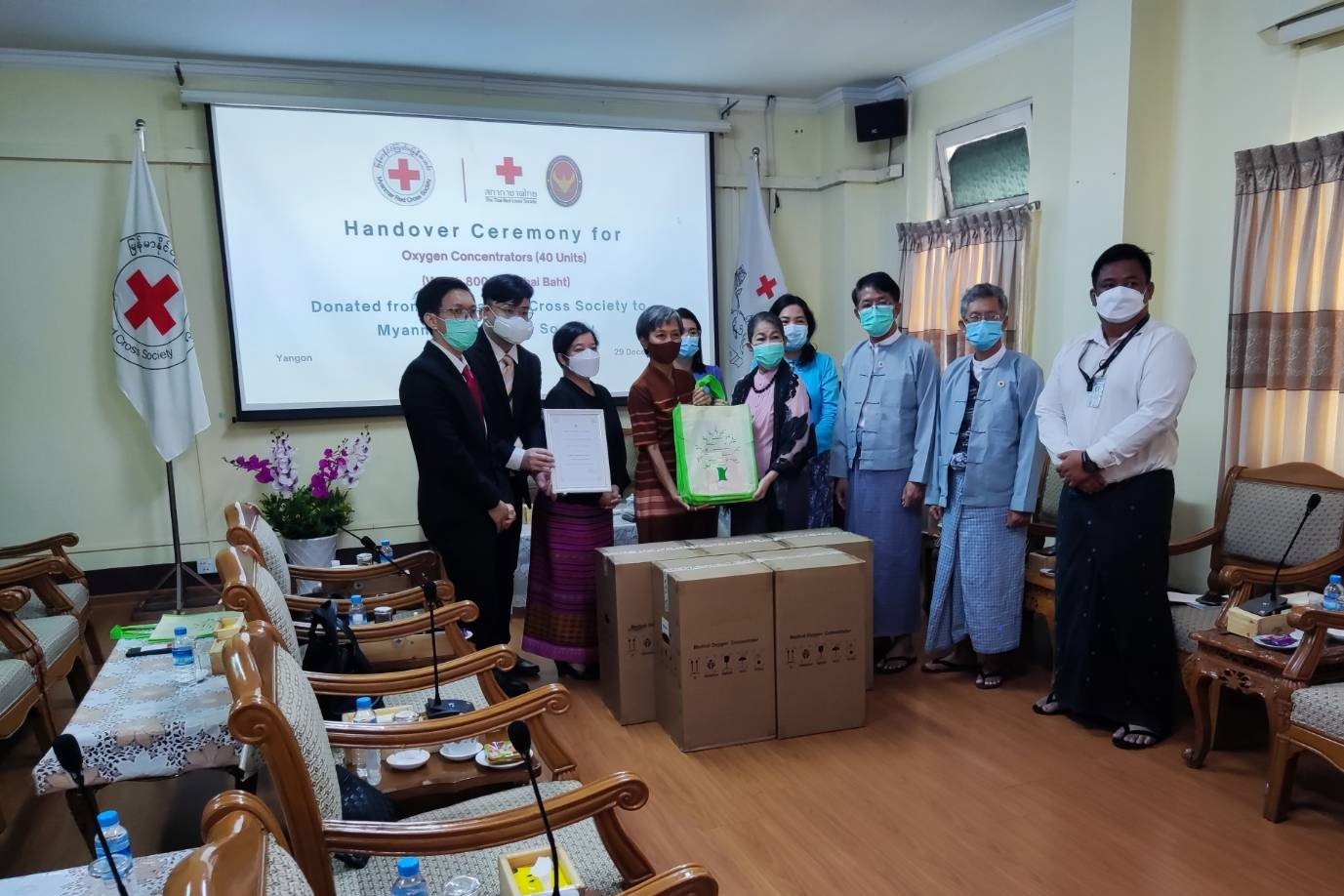 Thai Red Cross Society Donates Oxygen Concentrators to Support the ...